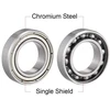 Sourcing map 6801z gilios vagos sferinis vienas ženklas 12 mm x 21 mm x 5 mm chromuoto plieno guolis de, 10 vnt.