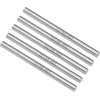 Sourcing map apvalus plieno strypas 7 mm hss tekinimo staklių strypo medžiagos įrankis 100 mm ilgio, skirtas veleno pavarų gręžimo staklėms gręžti, miniatiūrinis ašies cilindro kaištis, 5 vnt.