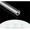 Sourcing map apvalus standus pc vamzdis 10 mm id x 12 mm od x 305 mm polikarbonatinė žarna skaidri, 2 vnt.