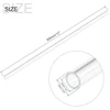 Sourcing map apvalus standus pc vamzdis 10 mm id x 12 mm od x 305 mm polikarbonatinė žarna skaidri, 2 vnt.