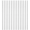 Sourcing map apvalūs strypai 15 vnt., 1,7 mm x 100 mm, greitapjovis plienas (hss), tekinimo staklių strypai