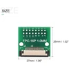 Sourcing map fpc ffc konverterio jungties plokštė 16p 1.0 mm į moterišką pusę 0.5 mm atgal į dip 2.54 mm lcd 3d spausdintuvui dvd tv nešiojamam kompiuteriui audio, 2 vnt.