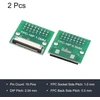 Sourcing map fpc ffc konverterio jungties plokštė 16p 1.0 mm į moterišką pusę 0.5 mm atgal į dip 2.54 mm lcd 3d spausdintuvui dvd tv nešiojamam kompiuteriui audio, 2 vnt.
