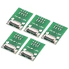 Sourcing map fpc ffc konverterio jungties plokštė 8p 1.0 mm į moterišką pusę 0.5 mm atgal į dip 2.54 mm lcd 3d spausdintuvui dvd
