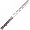 Sourcing map galinis frezos antgalis kvadratine galvute 6 mm skersmens, kietmetalio Altin danga, cnc frezavimo įrankis, 2 spiralinės briaunos, hrc55, su 6 mm kotu, 100 mm (4 col.) ilgio