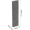 Sourcing map Grafito blokas stačiakampė grafito elektrodo plokštelė 100 x 25 x 5 mm lydymo liejimo elektrolizei galvanizavimui, 3 vnt.