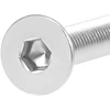 Sourcing map plokščia galvutė mašininiai varžtai šešiakampiai varžtai nerūdijantis plienas 304 tvirtinimo varžtai m6 x 12 mm, 10 vnt.