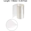 Sourcing map pvc termiškai susitraukiantis vamzdelis, termiškai susitraukiantis vamzdelis, 80 mm, plokščias apvyniojimas trims 18650, 1 metras, skaidrus