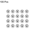 Sourcing map Tikslūs rutuliukai 7,5 mm vientiso chromo plieno G10 rutuliniams guoliams, raktų pakabukams, ratams, 100 vnt.