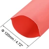 Sourcing map vandeniui atsparus termiškai susitraukiantis vamzdelis, 120 mm skersmens, 191 mm plokščias plotis, susitraukimo santykis 2:1, kabelio apsaugos vamzdis elektros izoliacijai, 1 m ilgio, pe termiškai susitraukiantis