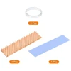 Sourcing map varinis heatsink'as su termo padėklu guminiu žiedu m.2 ssd moduliui pc 1 rinkinys 70 x 20 x 3 mm