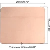 Sourcing map varinis šilumos laidumo padas, 20 mm x 20 mm x 0,3 mm, skirtas elektroninių lustų aušinimui, 12 vnt.