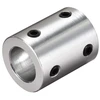 Sourcing map veleno jungties jungtis 10 mm iki 12 mm kiaurymės standi jungtis varžtų rinkinys l25xd20 aliuminio lydinio pakuotė iš 2