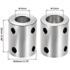 Sourcing map veleno jungties jungtis 10 mm iki 12 mm kiaurymės standi jungtis varžtų rinkinys l25xd20 aliuminio lydinio pakuotė iš 2