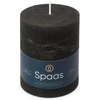 Spaas Rustic žvakė-stulpelis 80/110 mm, 65 vnt., juoda