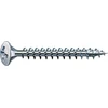 Spax universalus sraigtas, 3.5 x 20 mm, pakuotė 1000 vnt., Phillips Z2, įleistinė galvutė, pilnai sriegtas, 4cut, Wirox A3j, blankiai galvanizuotas, 0241010350205