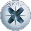 Spax universalus sraigtas, 3.5 x 20 mm, pakuotė 1000 vnt., Phillips Z2, įleistinė galvutė, pilnai sriegtas, 4cut, Wirox A3j, blankiai galvanizuotas, 0241010350205
