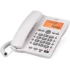 Spc Office Id 2 - laidinis telefonas su apšviestu ekranu, 4 tiesioginiai ir 10 netiesioginių atminties numerių, 2 skambučio lygiai, skambintojo id, šviesos signalas, laisvų rankų funkcija, montuojamas ant stalo arba sienos - baltas