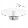 Spice&soul Besisukantis serviravimo stovas su mentele, 30 cm, stiklas, nerūdijantis plienas