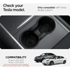 Spigen Tesla Model Y (~2024) 3 (2021-2023) centrinės konsolės gėrimų laikiklio įdėklas su atsipalaidavusia rankena, skirtas Tesla Model Y Model 3 priedams