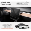 Spigen Tesla Model Y (~2024) ir Model 3 (2021-2023) dėžutė daiktams po ekranu, planšetinio kompiuterio laikiklis, skirta Tesla Model Y ir 3 priedams