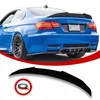 Spoileris bmw e92 bagažinės dangčiui psm style juodas blizgus