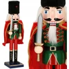 Springos Medinis "riešutų Spragintojas" Kalėdinė Figūrėlė 38 cm