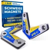 S&r Suvirinimo magnetų rinkinys iš 2 kampų 15° 45° 60° 90° 120° 135° 165° montavimo pagalba suvirinimo kampinis magnetas su didele laikymo jėga