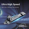 Ssk išorinis usb c ssd 512 gb išorinis kietasis diskas, iki 1000 mb/s, greitas usb atmintukas, dvigubas usb c + usb a usb atmintukas 3.2 gen2 atminties kortelė, skirta iphone 15/ps4/android telefonui/planšetiniam kompiuteriui/windows/mac