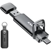 Ssk išorinis usb c ssd 512 gb išorinis kietasis diskas, iki 1000 mb/s, greitas usb atmintukas, dvigubas usb c + usb a usb atmintukas 3.2 gen2 atminties kortelė, skirta iphone 15/ps4/android telefonui/planšetiniam kompiuteriui/windows/mac