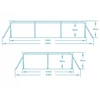 Stačiakampis karkasinis baseinas Steel Pro 300x201x66 cm - Bestway 56404 modelis 2025