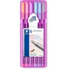 Staedtler Triplus Fineliner Triplus, ergonomiška trikampė forma, itin plona linija, apytiksliai 0,3 mm, aukštos kokybės