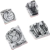 Stampers Anonymous_agw Schoolhouse Mini Blueprints Strip, pilka