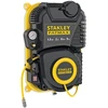 Stanley oro kompresorius Fmxcmd152we - 8 barų kompresorius - 160 l/min siurbimo galia - be alyvos - oro žarna 9 m - 59 Db - juodas/geltonas