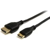 Startech 3 pėdų Slim High Speed Hdmi kabelis su Ethernet - Hdmi į Hdmi Mini M/m