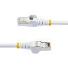 Startech.com 1.5 m Cat6a kabelis - Lszh mažai dūmų be halogenų - 10 gigabitų Rj45 Lan kabelis - Sftp jungiamasis kabelis - baltas - Cat6a instaliacinis kabelis - ekranuotas tinklo kabelis / ethernet kabelis (nlwh-150