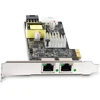Startech.com 2 prievadų 2.5 gbps Nbase-t poe tinklo plokštė, dviguba intel i225-v, 802.3af/at poe+ multi-gigabit nic, windows/linux