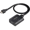 Televizorius Startech.com 2 prievadų hdmi skirstytuvas, 4k 60hz hdmi 2.0 vaizdas, 4k hdmi skirstytuvas 1 įvestis 2 išvestys, 1x2 hdmi ekrano/išvesties skirstytuvas