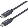 Startech.com 2m 6 pėdų usb c kabelis - m/m - usb 2.0 - usb-if sertifikuotas - usb-c įkrovimo kabelis - usb 2.0 type c kabelis, juodas