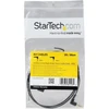 Startech.com 3 pėdų plonas 3,5 mm stačiu kampu stereo garso kabelis - m/m