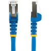 Startech.com 5 m cat6a kabelis - lszh mažai dūmų be halogenų - 10 gigabitų rj45 lan kabelis - sftp patch kabelis - mėlynas - cat6a instaliacinis kabelis - ekranuotas tinklo kabelis / ethernet kabelis