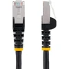 Startech.com 50 cm Cat6a kabelis - Lszh mažai dūmų be halogenų - 10 gigabitų Rj45 Lan kabelis - Sftp pataisos kabelis - juodas - Cat6a instaliacinis kabelis - ekranuotas tinklo kabelis / ethernet kabelis (nlbk
