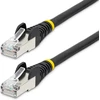 Startech.com 50 cm Cat6a kabelis - Lszh mažai dūmų be halogenų - 10 gigabitų Rj45 Lan kabelis - Sftp pataisos kabelis - juodas - Cat6a instaliacinis kabelis - ekranuotas tinklo kabelis / ethernet kabelis (nlbk