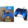 Steelplay Metal Tech mėlynas gamepad Ps4 Ps3 Pc valdiklis su mentelėmis