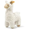 Steiff 069543 originalus pliušinis žaislas lama soft cuddly friends leandro, minkštas žaislas apie 29 cm, firminis pliušinis mygtukas ausyje, minkštas draugas kūdikiams nuo gimimo, kreminės spalvos