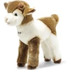 Steiff Zenzi ožka, pliušinis žaislas 27 cm, ūkinė pliušinė stovinti ožka, minkštas žaislas vaikams, minkštas žaislas žaidimams ir glamonėms, originalus kimštinis žaislas su sagute ausyje, skalbiamas, ruda/balta (073861)