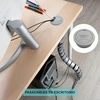 Stey accesorios kabelių organizatorius - pagamintas iš perdirbto plastiko - biuro reikmenys - lankstus laikiklis su 2 kaiščiais tvirtinimui - pilkas dizainas - pagaminta Es