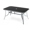Stiklinis balkono sodo stalas 90x150x73 cm
