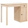 Stilingas medinis rašomasis stalas 100x50x75 cm, pušis