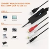 Stiprintuvas Drivergenius Audioxfer | usb garso įrašymo įrenginys – garsas iš kasečių, vinilo, md ir daugiau per 3,5 mm/rca prievadus muzikos mylėtojams ir tinklalaidžių kūrėjams | suderinamas su pc, mac ir linux (2 vienetai pakuotėje)